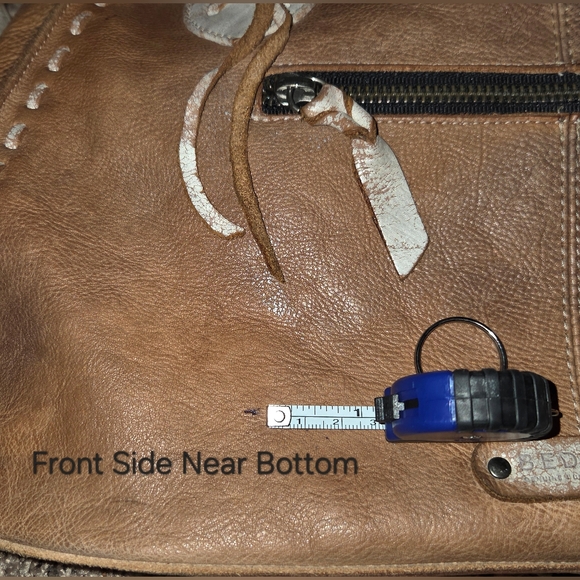 Bed Stu Rockababy Leather Purse Cashew Rustic Nectar Lux - Picture 10 of 16